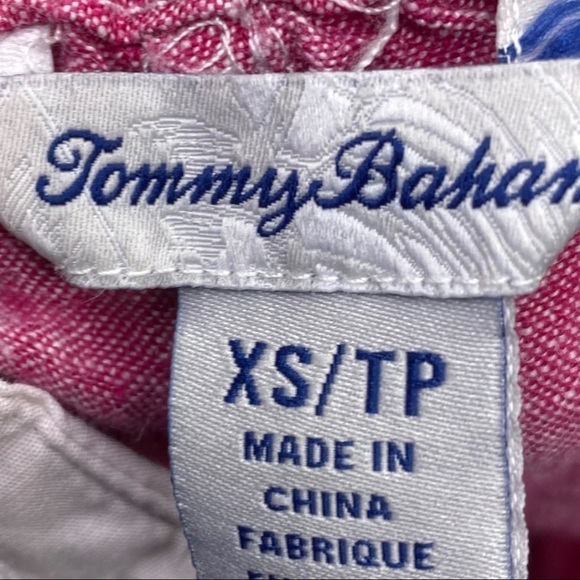 Tommy Bahama Shorts Linen Pink Red - Picture 5 of 6